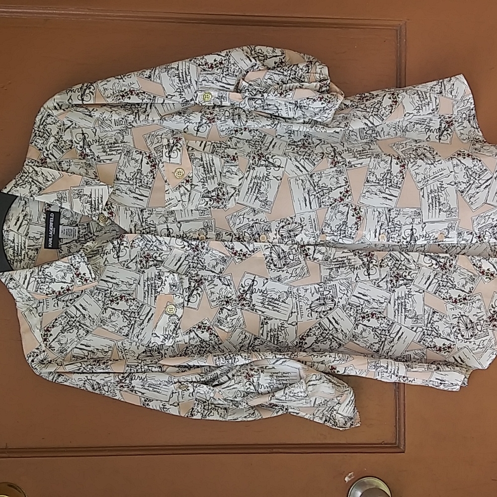 Karl Lagerfeld blouse.